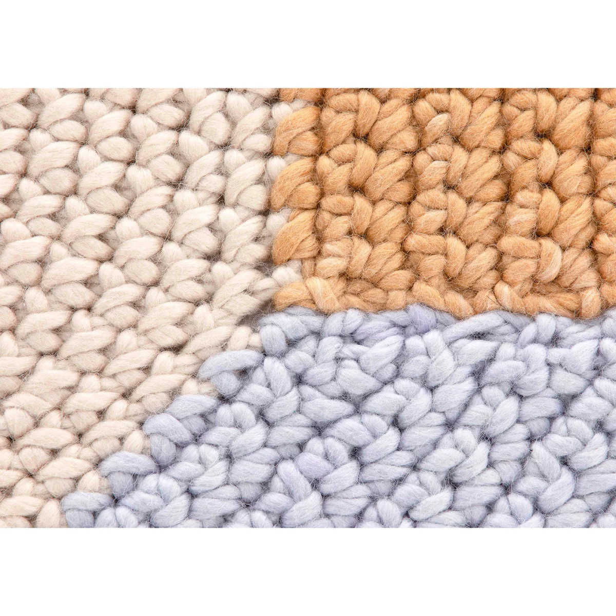 GAN Crochet Rug Beige 100 x 180cm – image 2