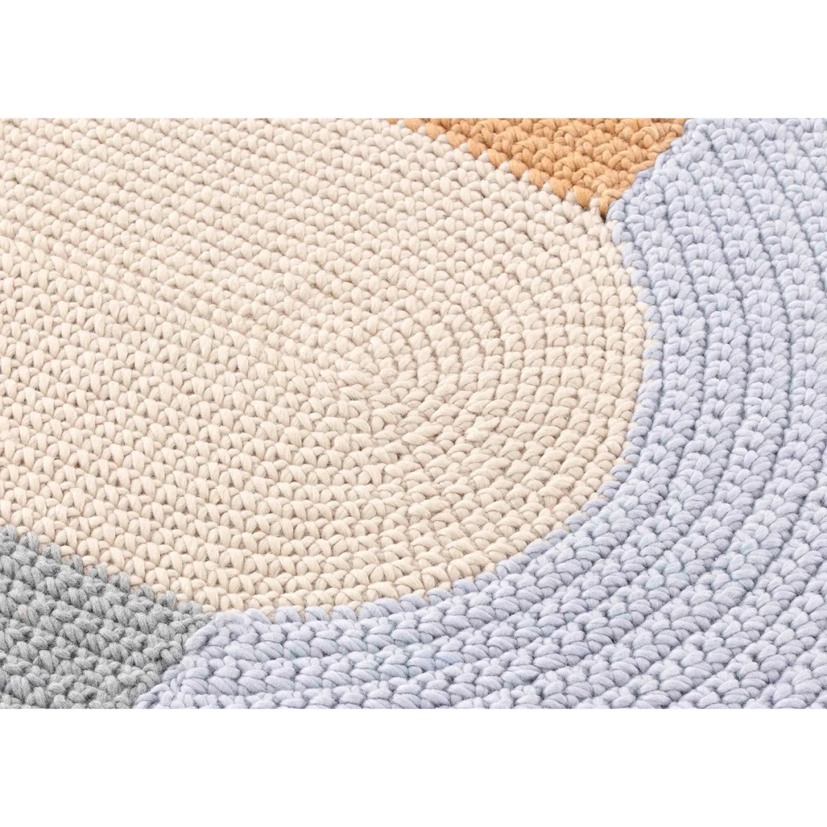 GAN Crochet Rug Beige 100 x 180cm – image 3