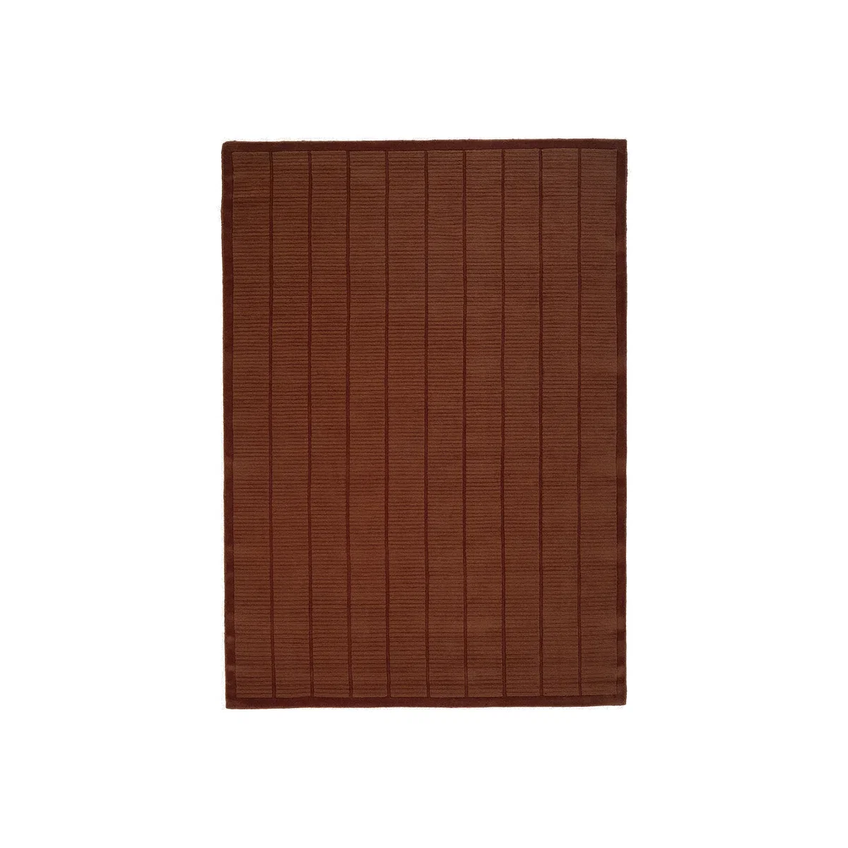Heal's Woven Tatami Rug Rust – image 1