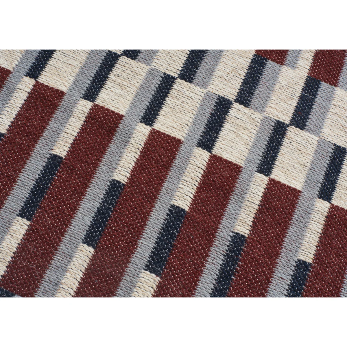Heal's Offset Rug Burgundy – image 2
