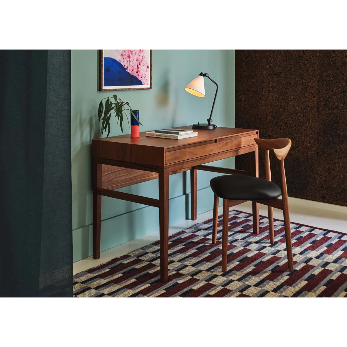 Heal's Offset Rug Burgundy – image 4