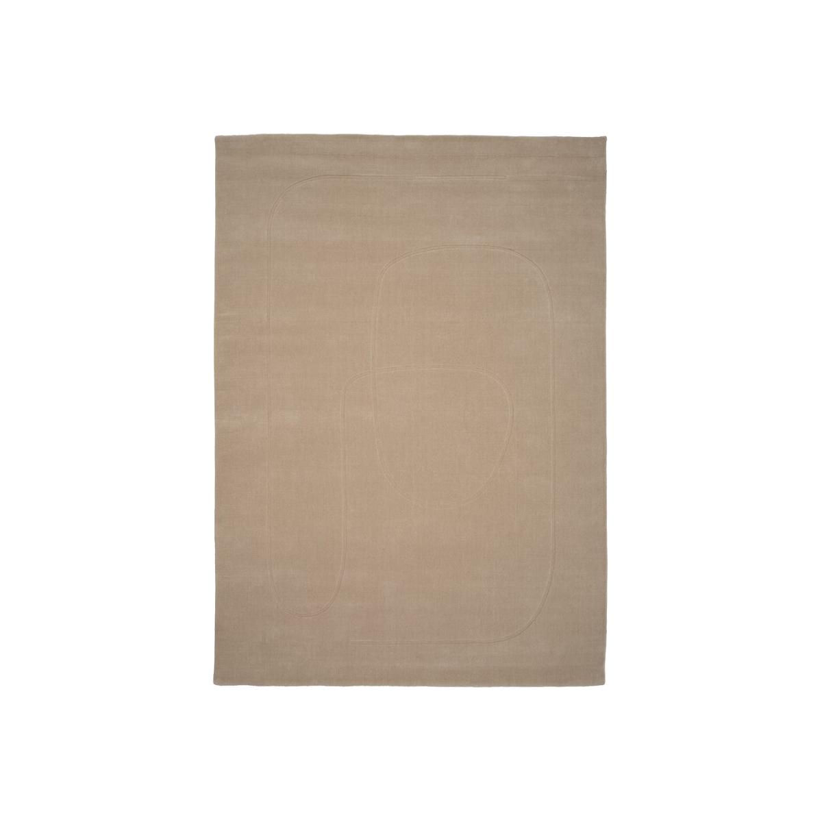 Linie Design Cursive Expanse Rug Beige 170 x 240cm – image 1