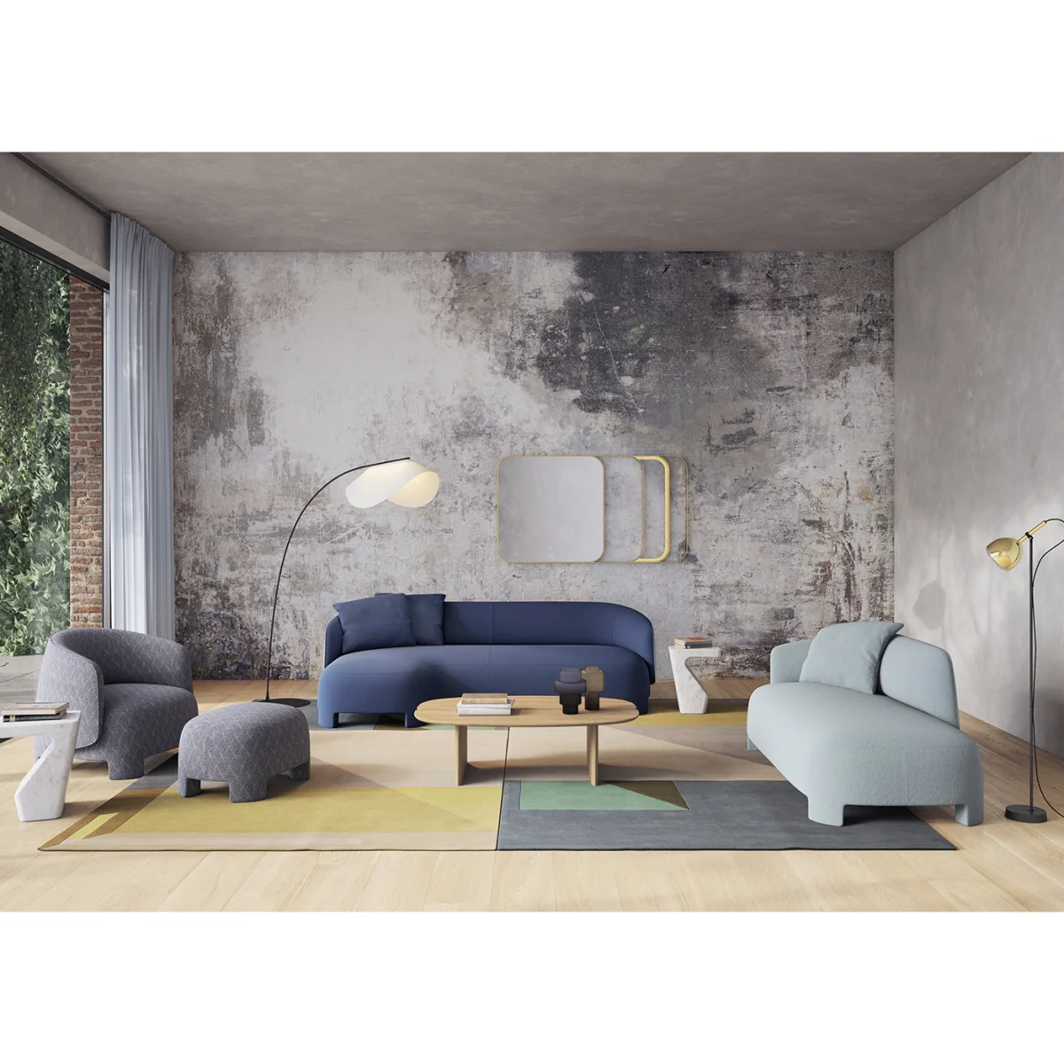 Heal's Agosto Rug Green 250 x 350cm – image 2