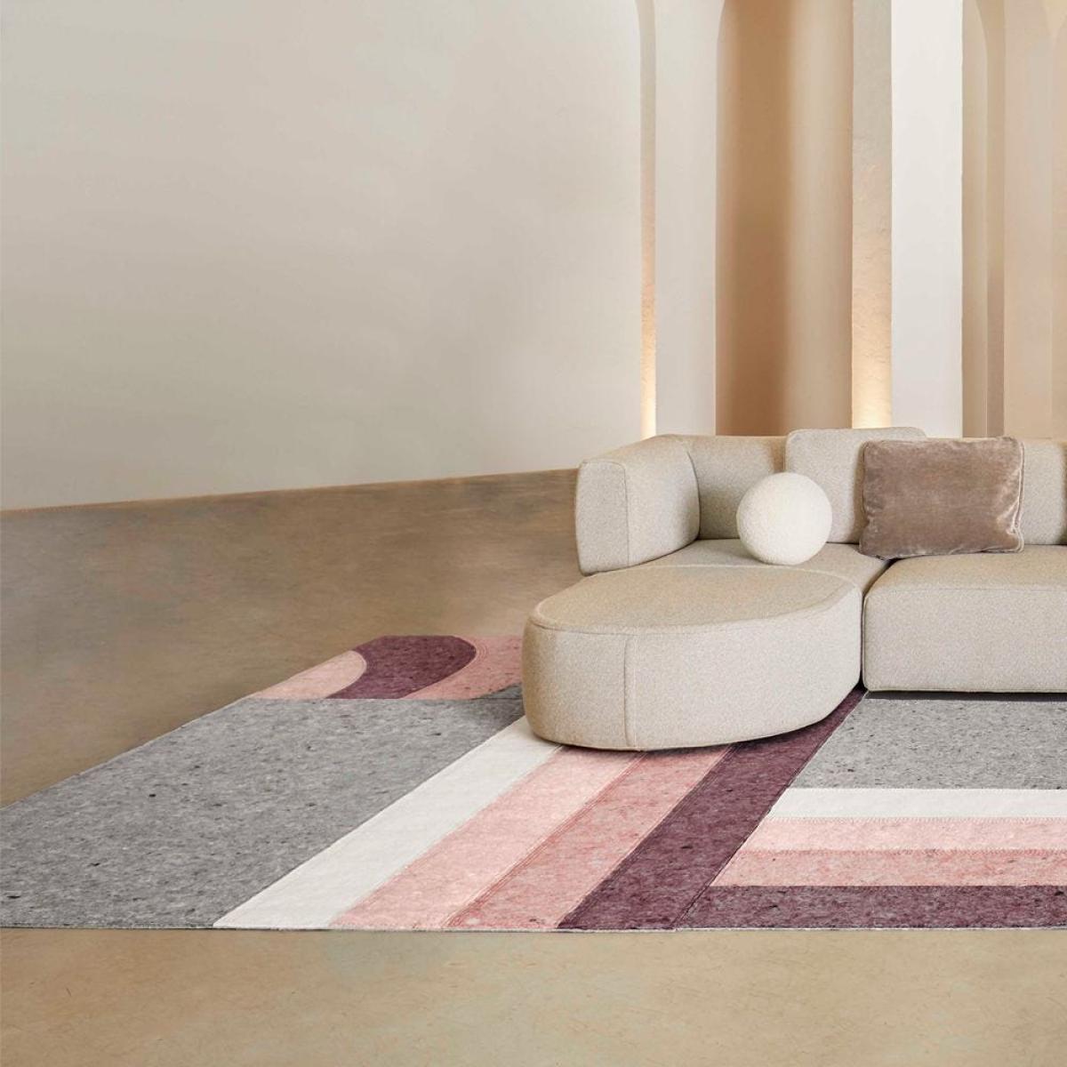 GAN Nuances Rug Curve Burgundy – image 3