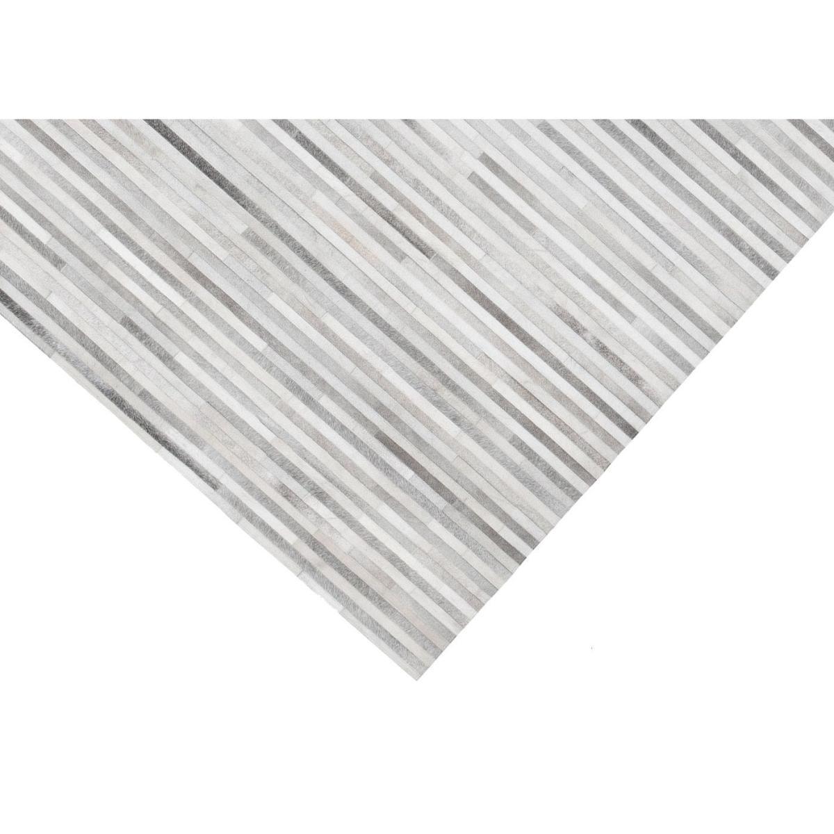 Linie Design Channel Hide Rug Light Grey 170 x 240 cm - Heal's UK Furniture – image 3