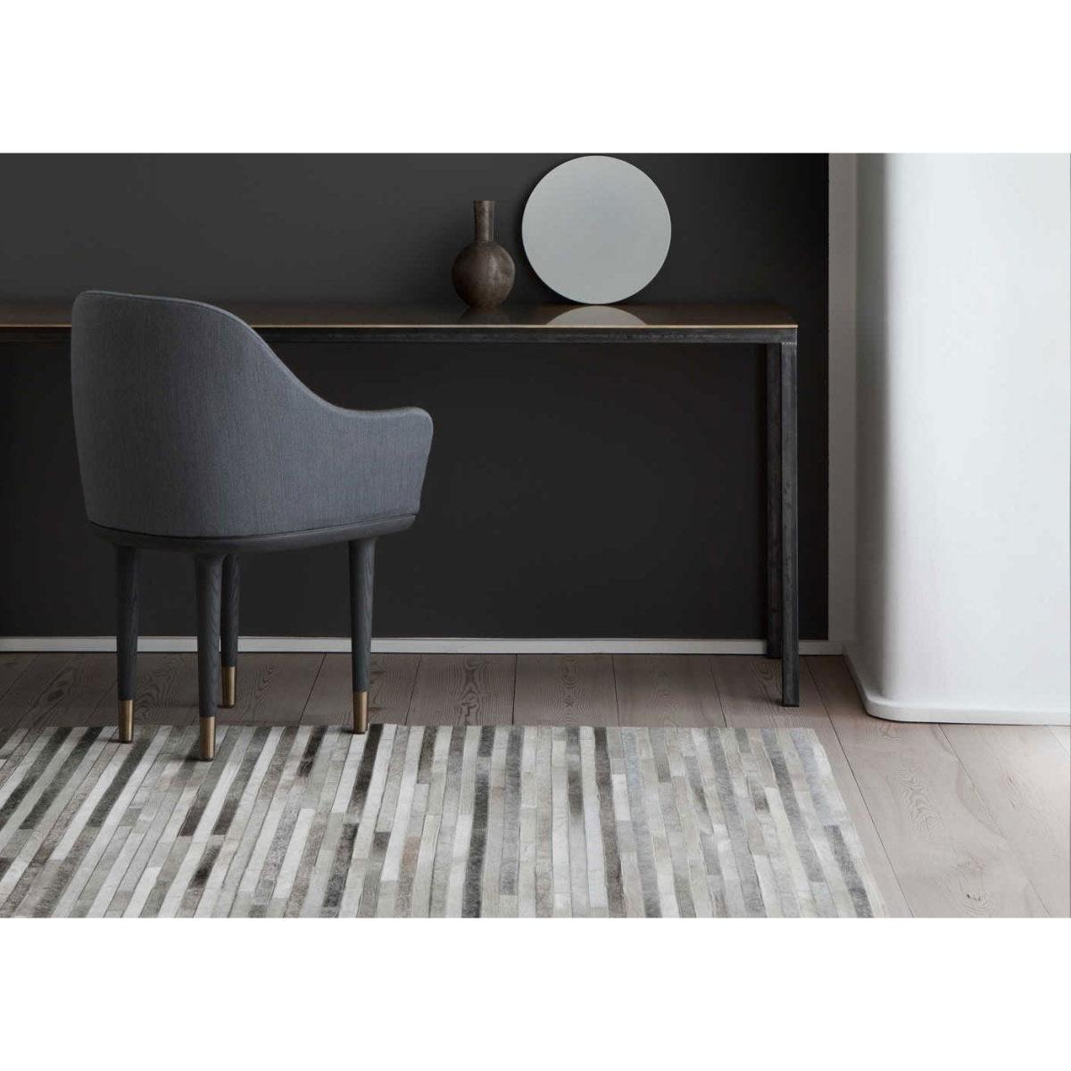 Linie Design Channel Hide Rug Light Grey 170 x 240 cm - Heal's UK Furniture – image 4