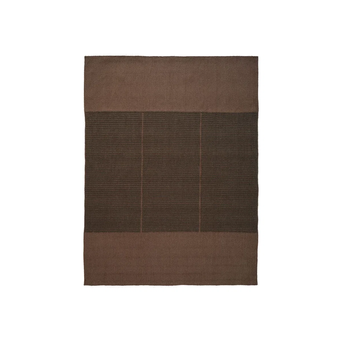 Heal's Poetic Grid Rug Umber – image 1