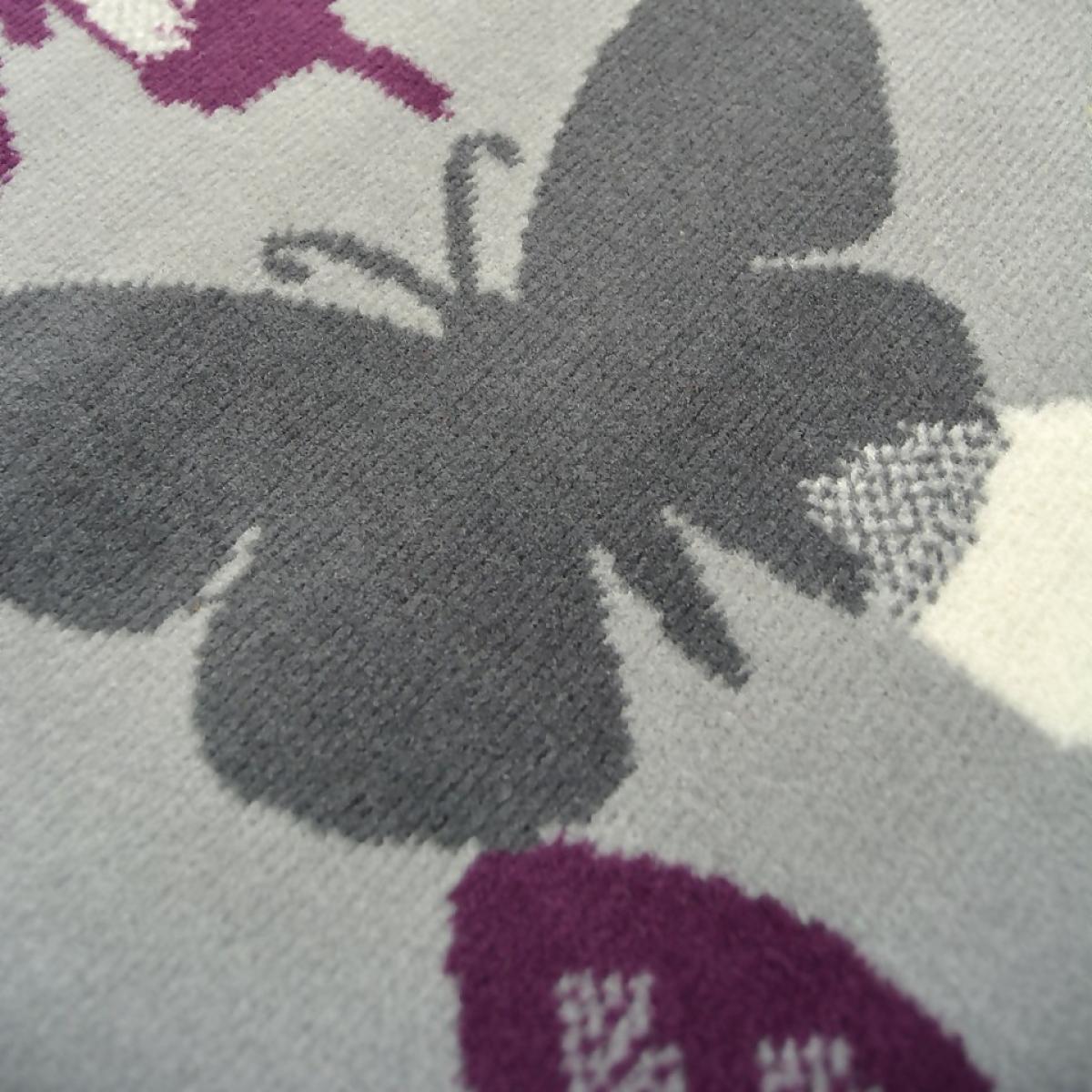 Butterfly Rug - Grey - 160x230cm – image 5