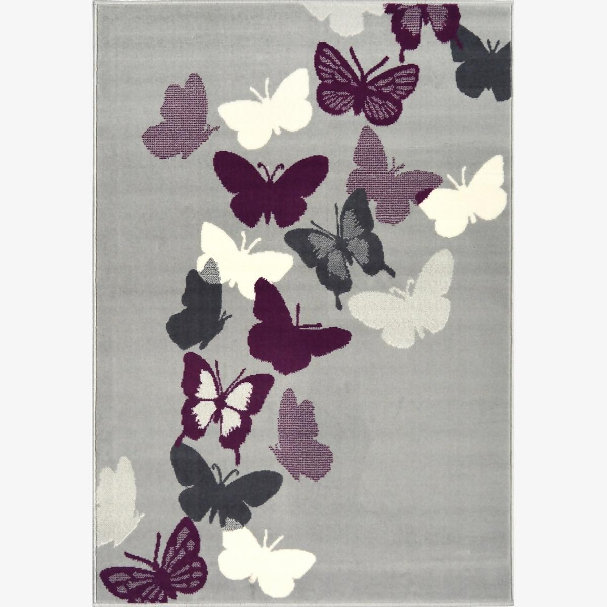 Butterfly Rug - Grey - 160x230cm – image 1