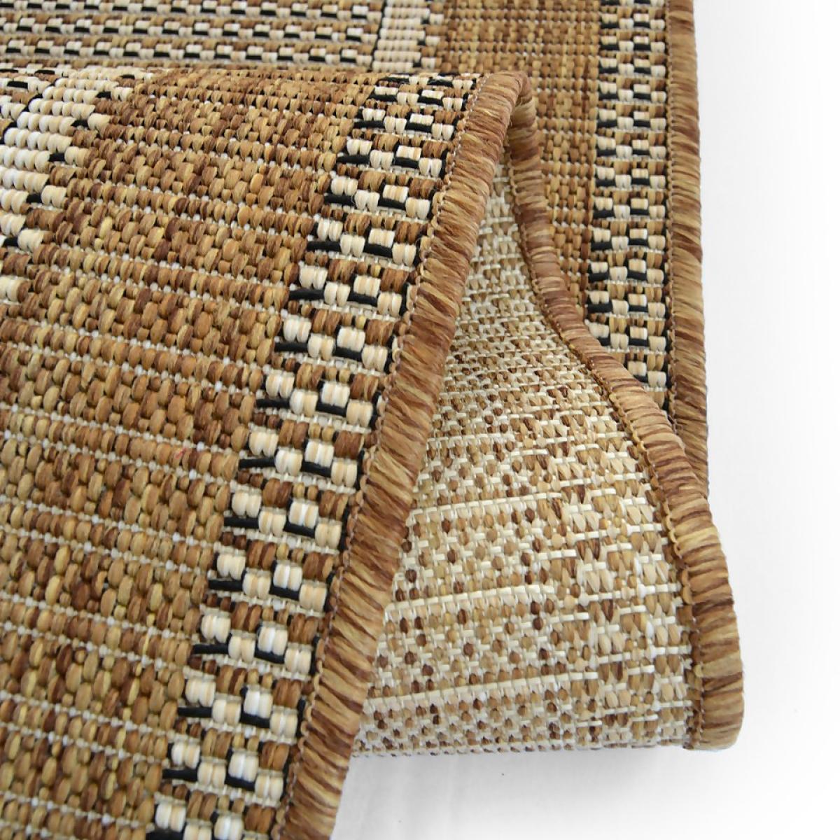 Denver Border Indoor/Outdoor Rug - Latte - 80x200cm – image 6