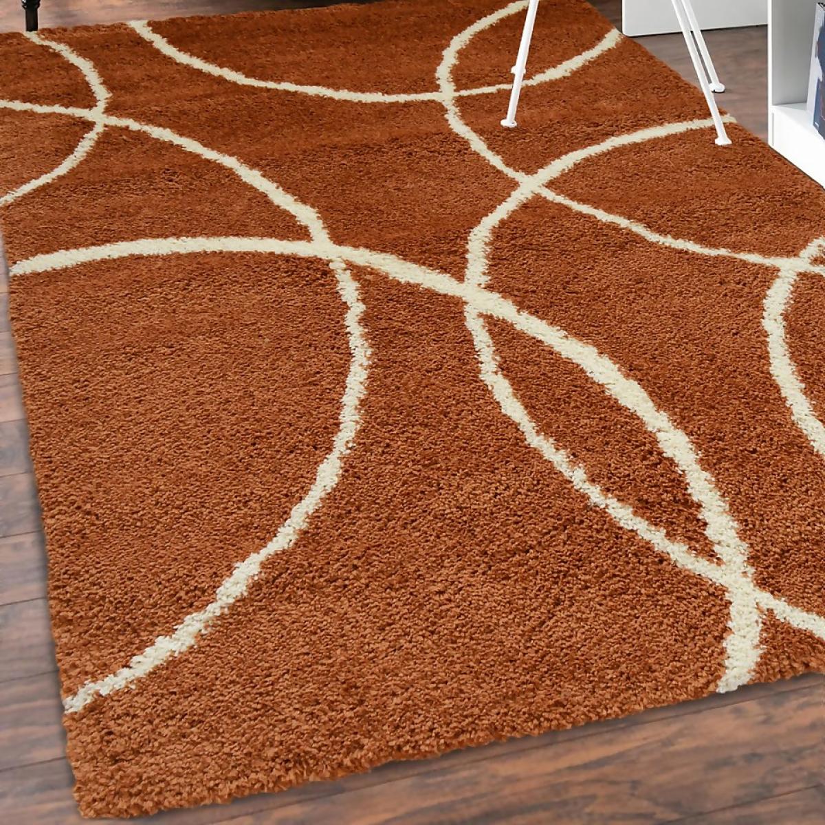 Snug Bubbles Rug - Terracotta & Ivory - 120x170cm – image 2