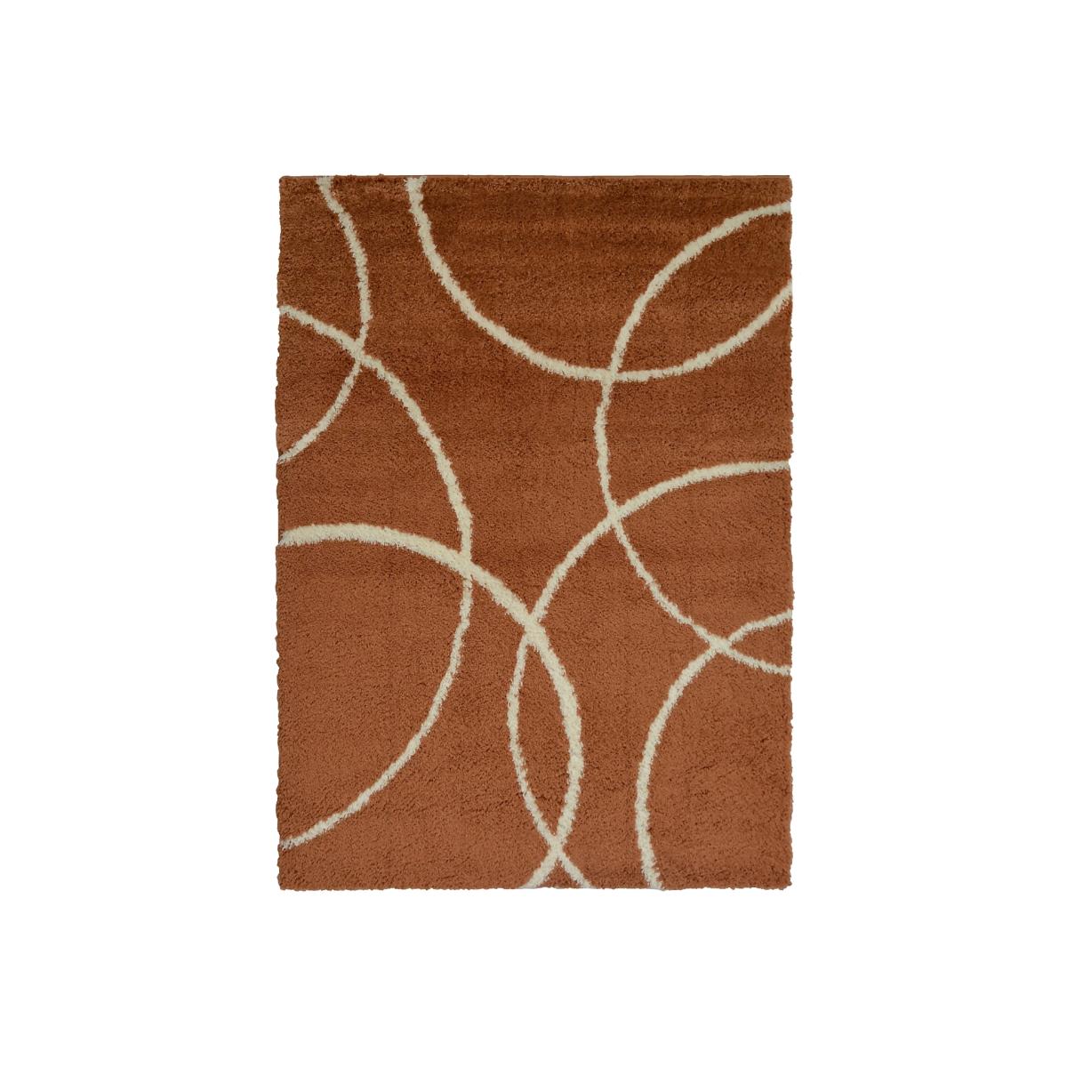 Snug Bubbles Rug - Terracotta & Ivory - 120x170cm – image 1