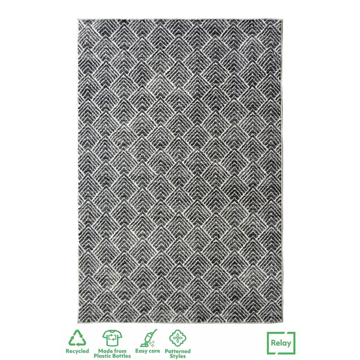 Neptune Recycled Geometric Rug - 160x230cm – image 2