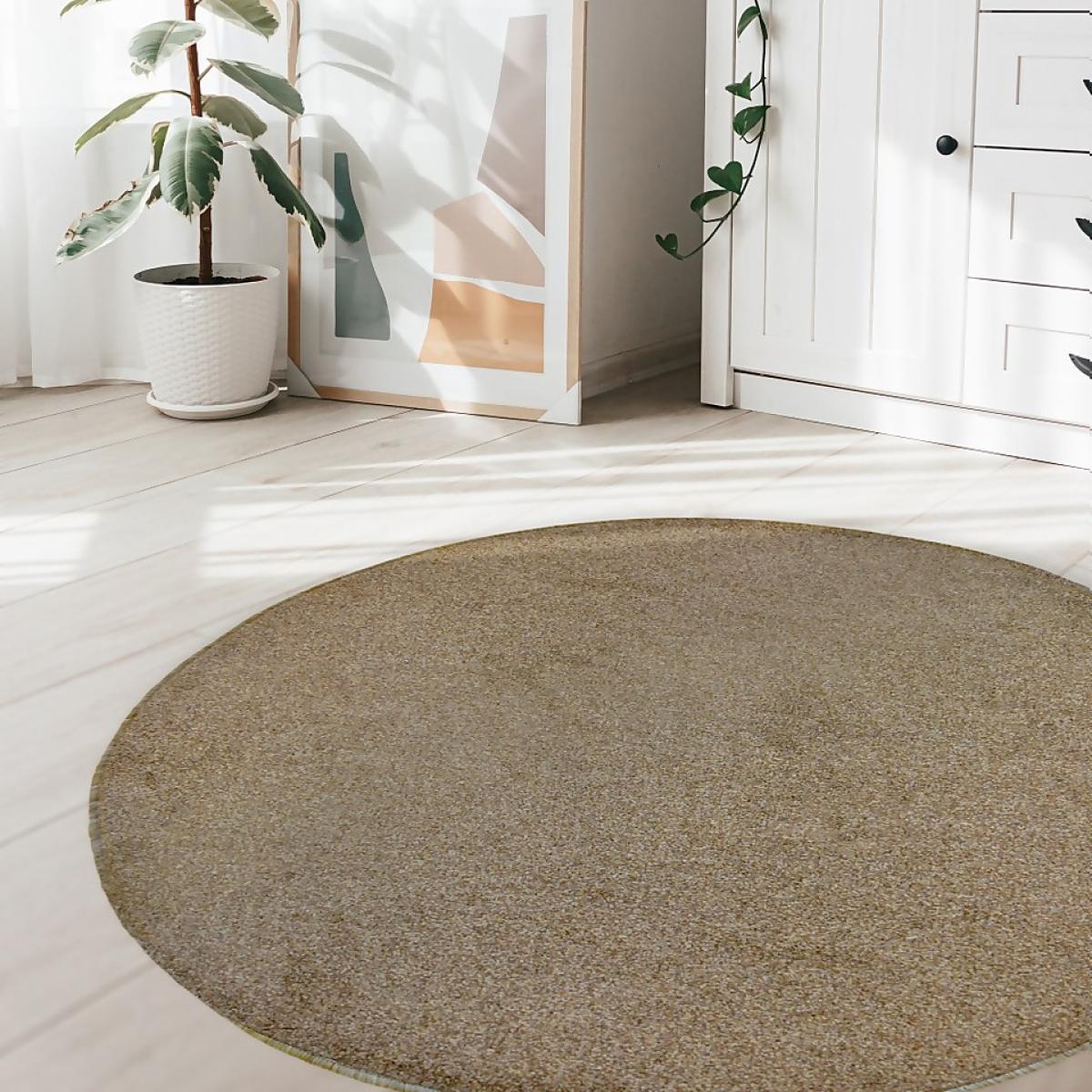 Relay Circular Rug - Latte - 200cm – image 1