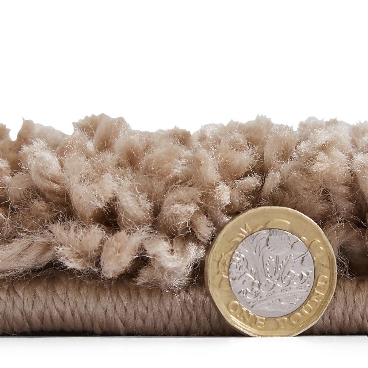 Ozzy Plain Shaggy Rug - Natural - 120x170cm – image 8