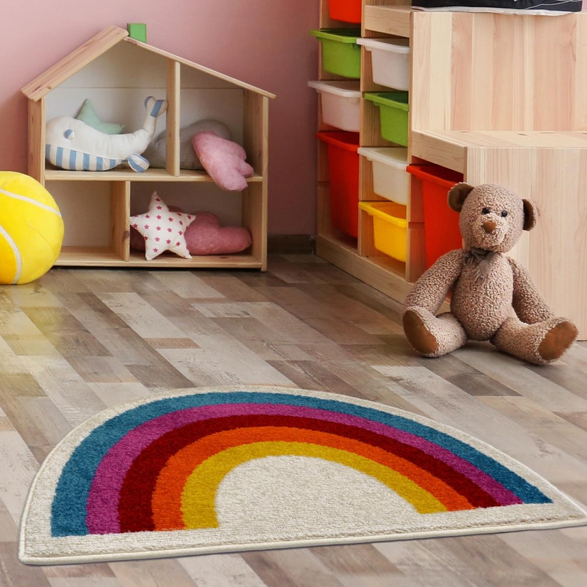 Homemaker Colourpop Rainbow Rectangle Rug - 80 x 120cm – image 2