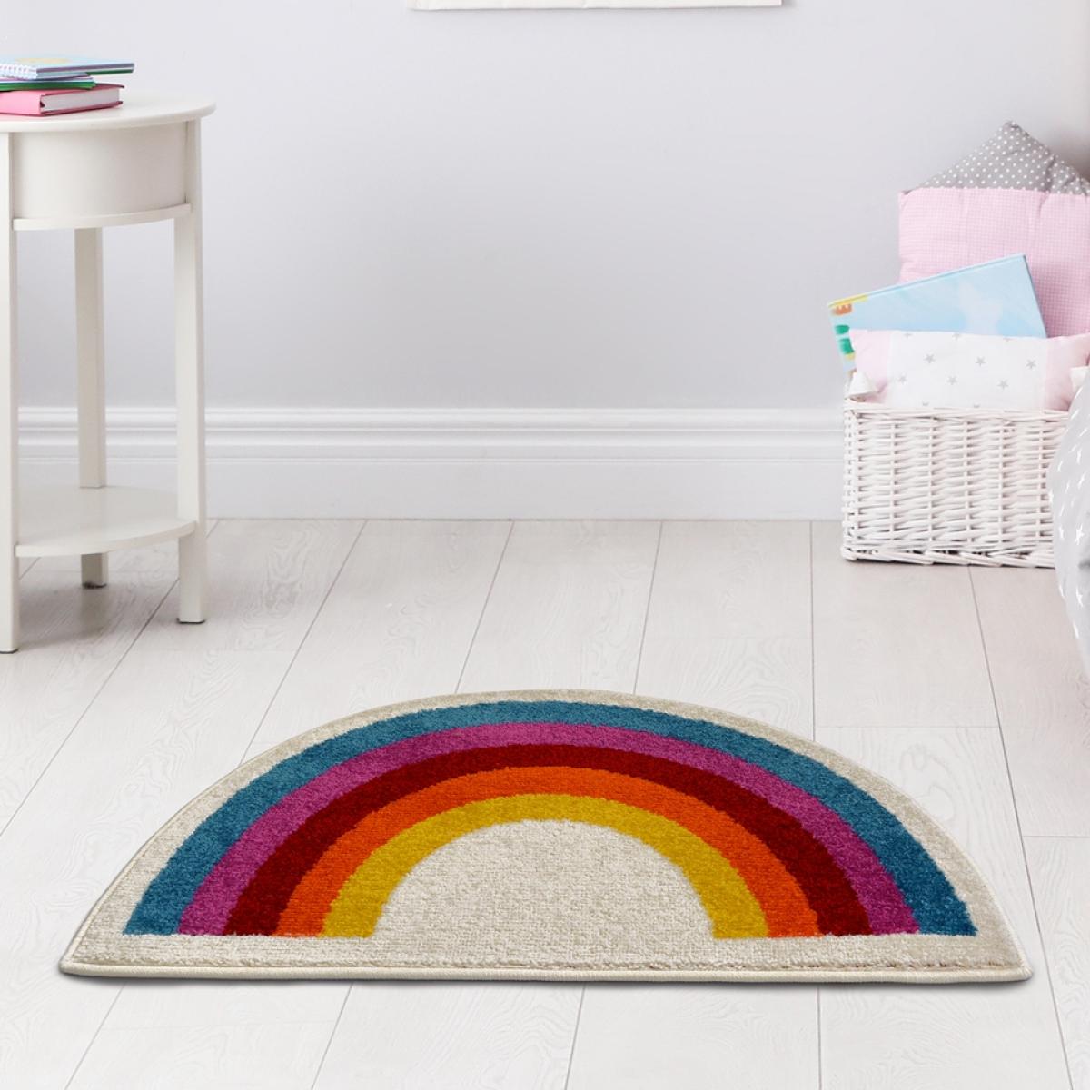 Homemaker Colourpop Rainbow Rectangle Rug - 80 x 120cm – image 3