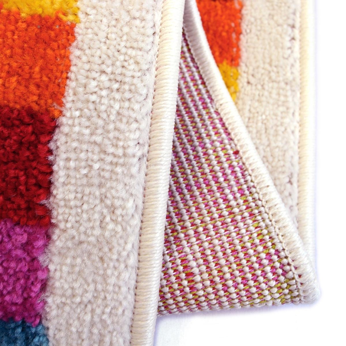 Homemaker Colourpop Rainbow Rectangle Rug - 80 x 120cm – image 5