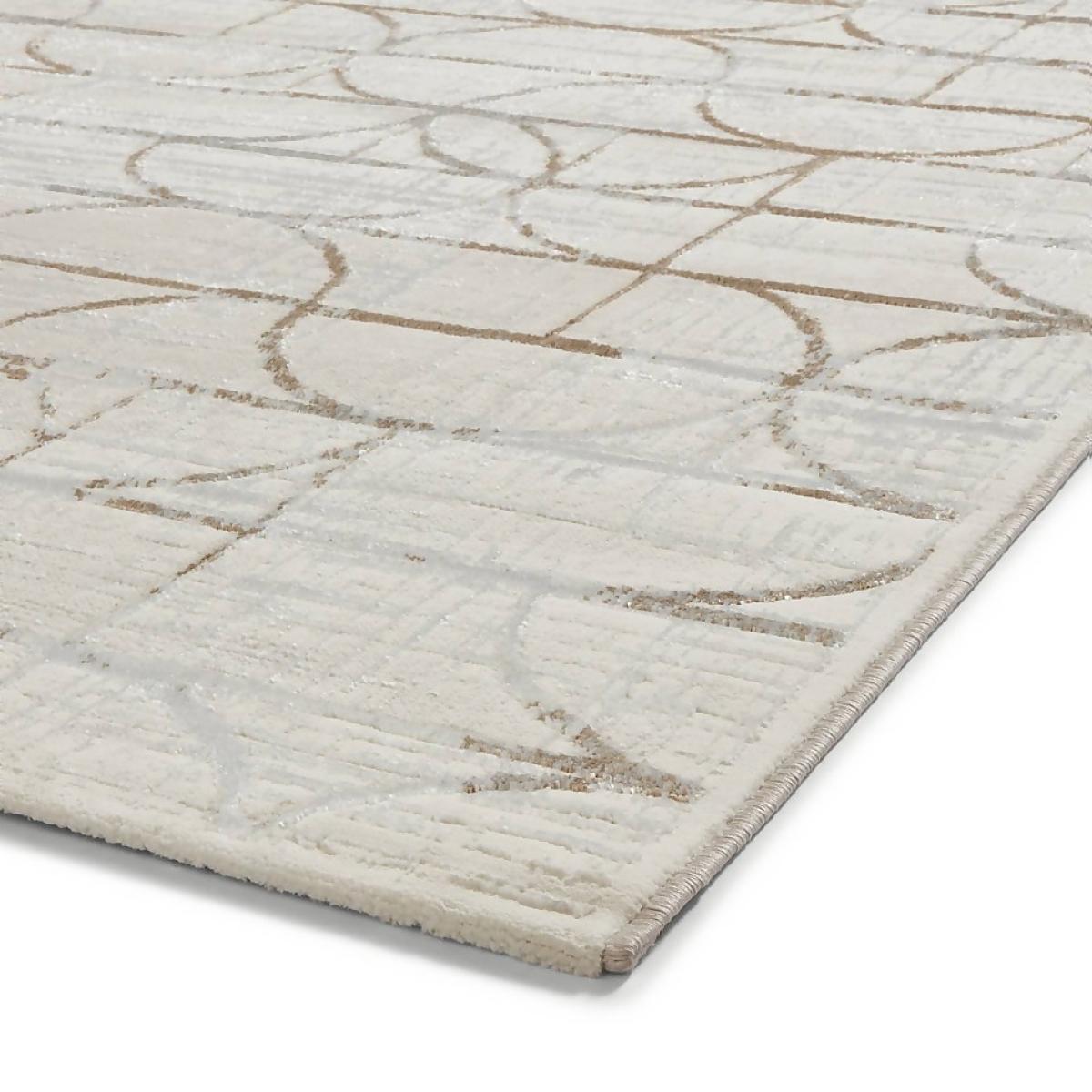 Blair Shimmer Circle Rug - Cream - 120x170cm – image 6