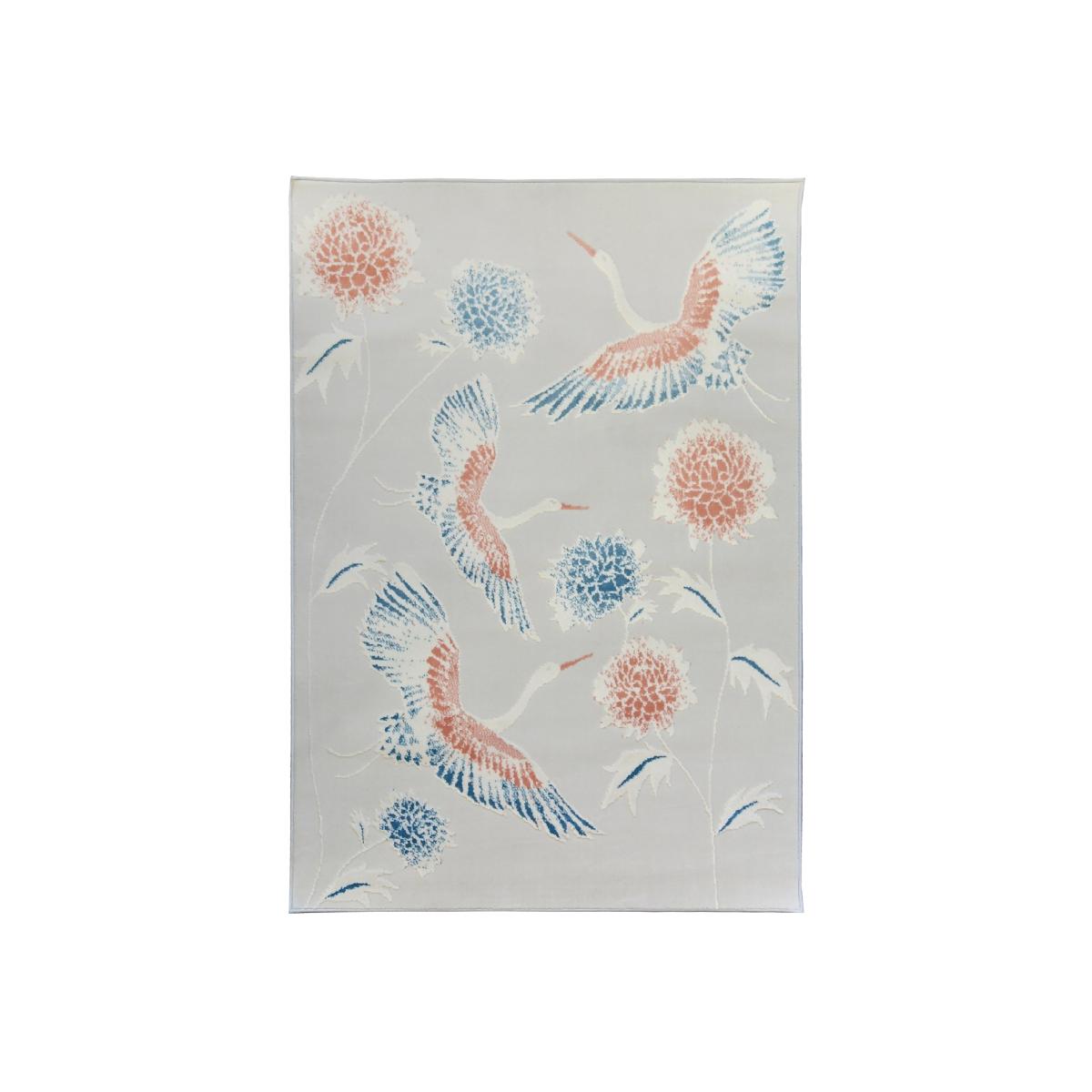 Abstract Birds Rug - Natural - 120x170cm – image 1