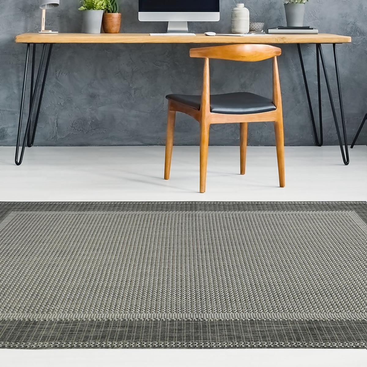 Denver Border Indoor/Outdoor Rug - Grey - 160x230cm – image 2