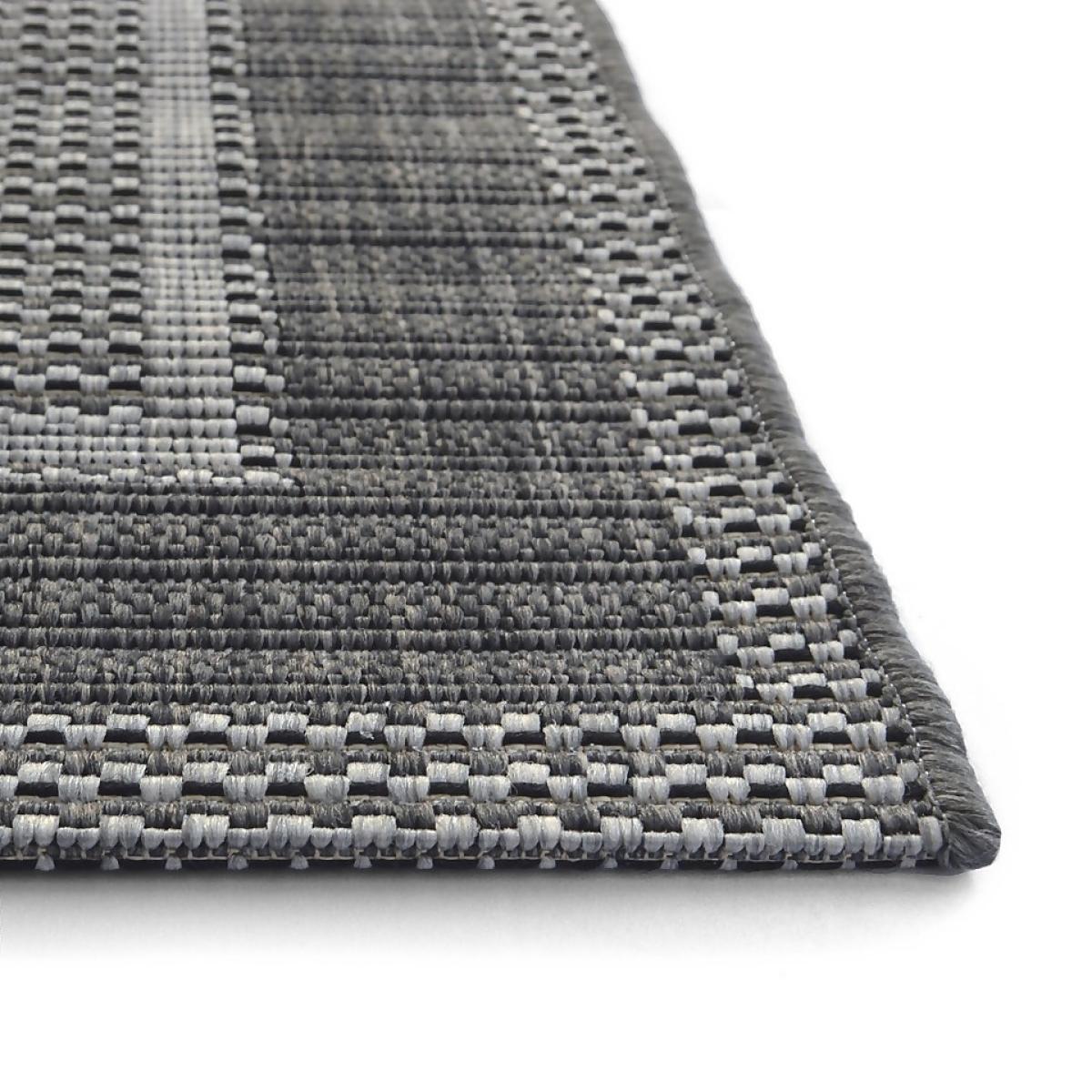Denver Border Indoor/Outdoor Rug - Grey - 160x230cm – image 5