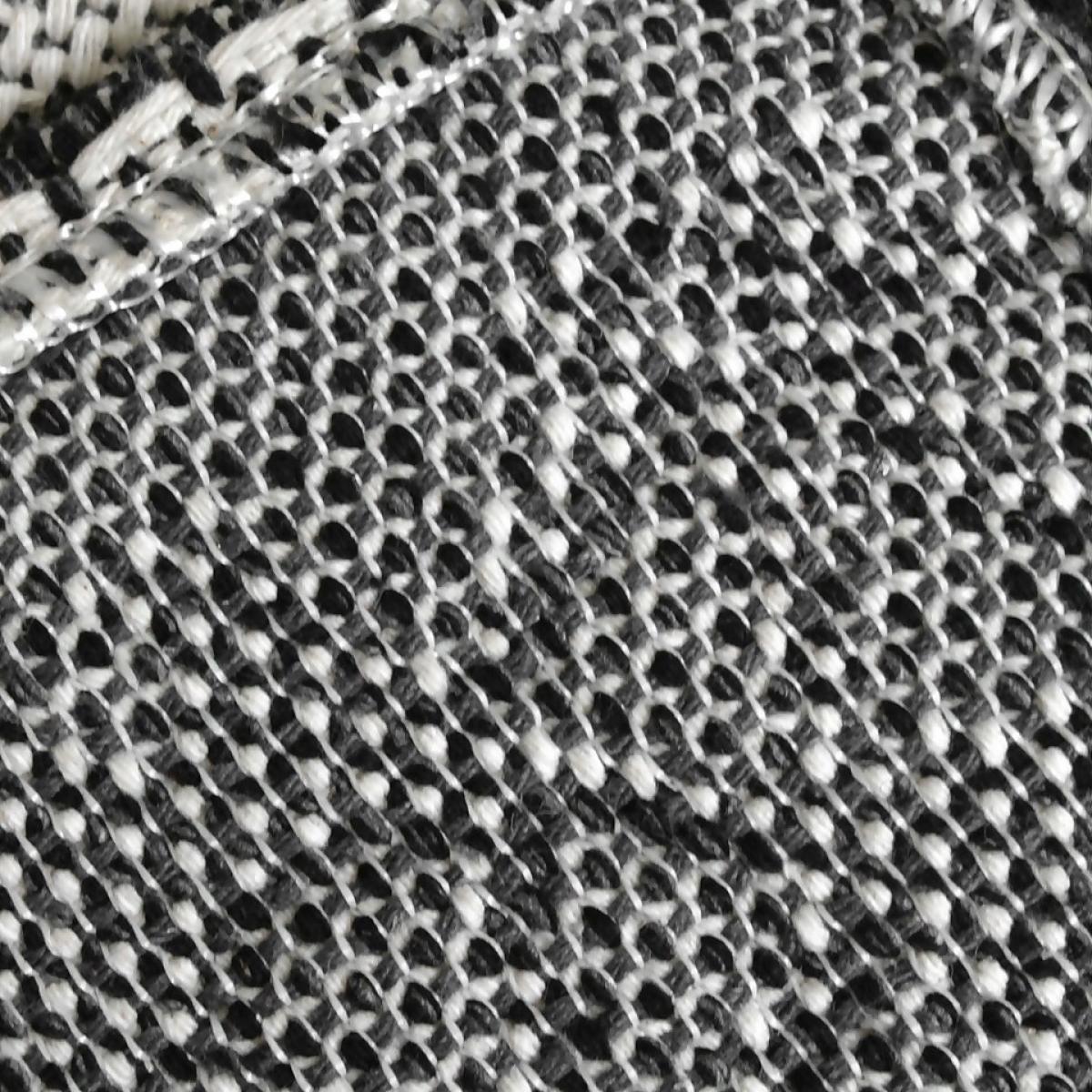 Recycled Cotton Starburst Rug - Monochrome - 160x230cm – image 5