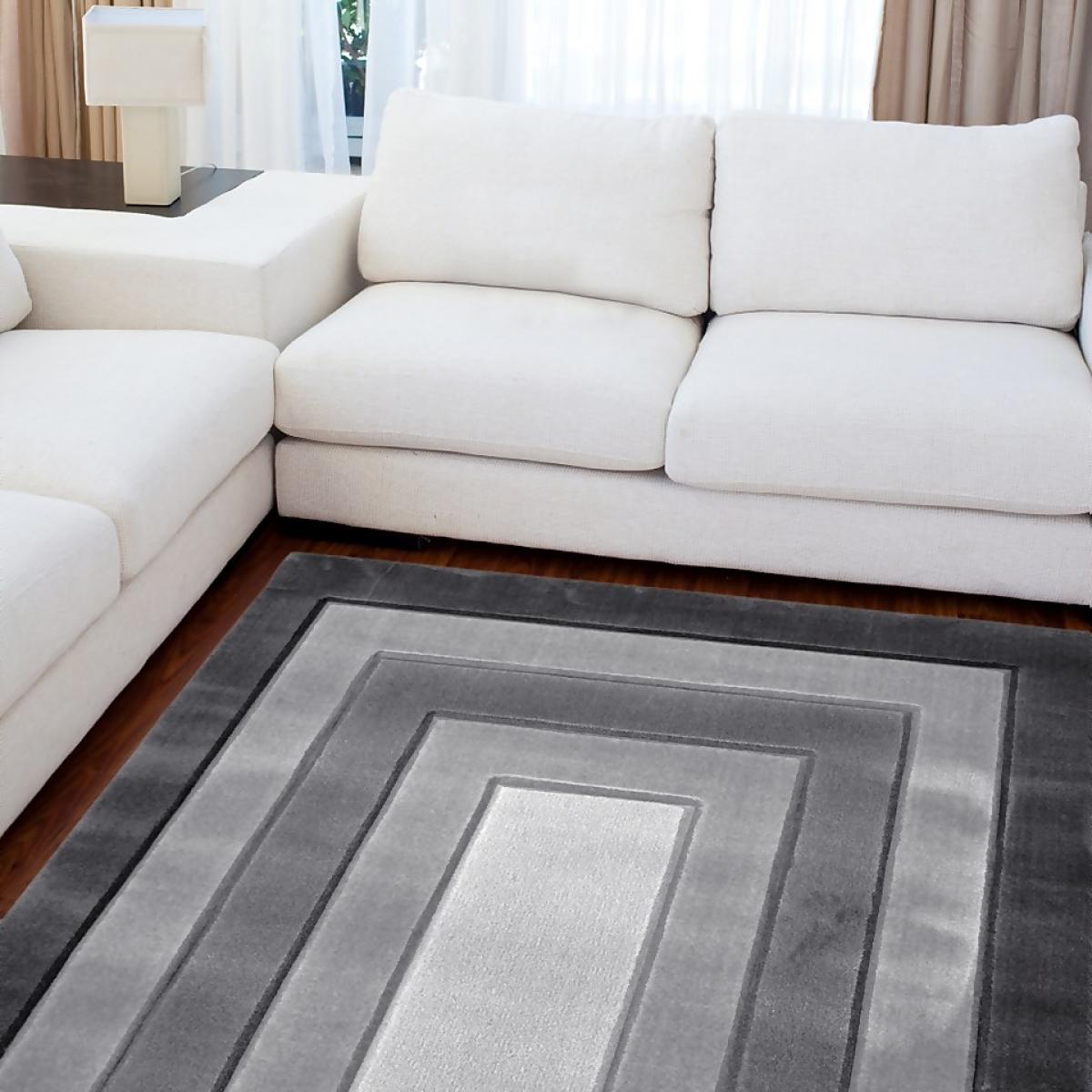 Daytona Border Rug - Grey - 120x170cm – image 2