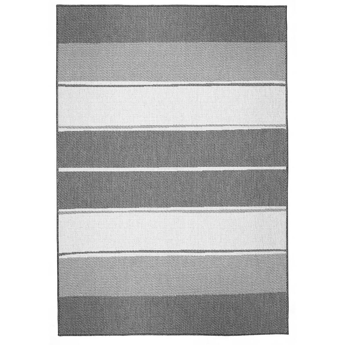 Duo Weave Indoor/Outdoor Rug - Stripe Charcoal - 160x230cm – image 4
