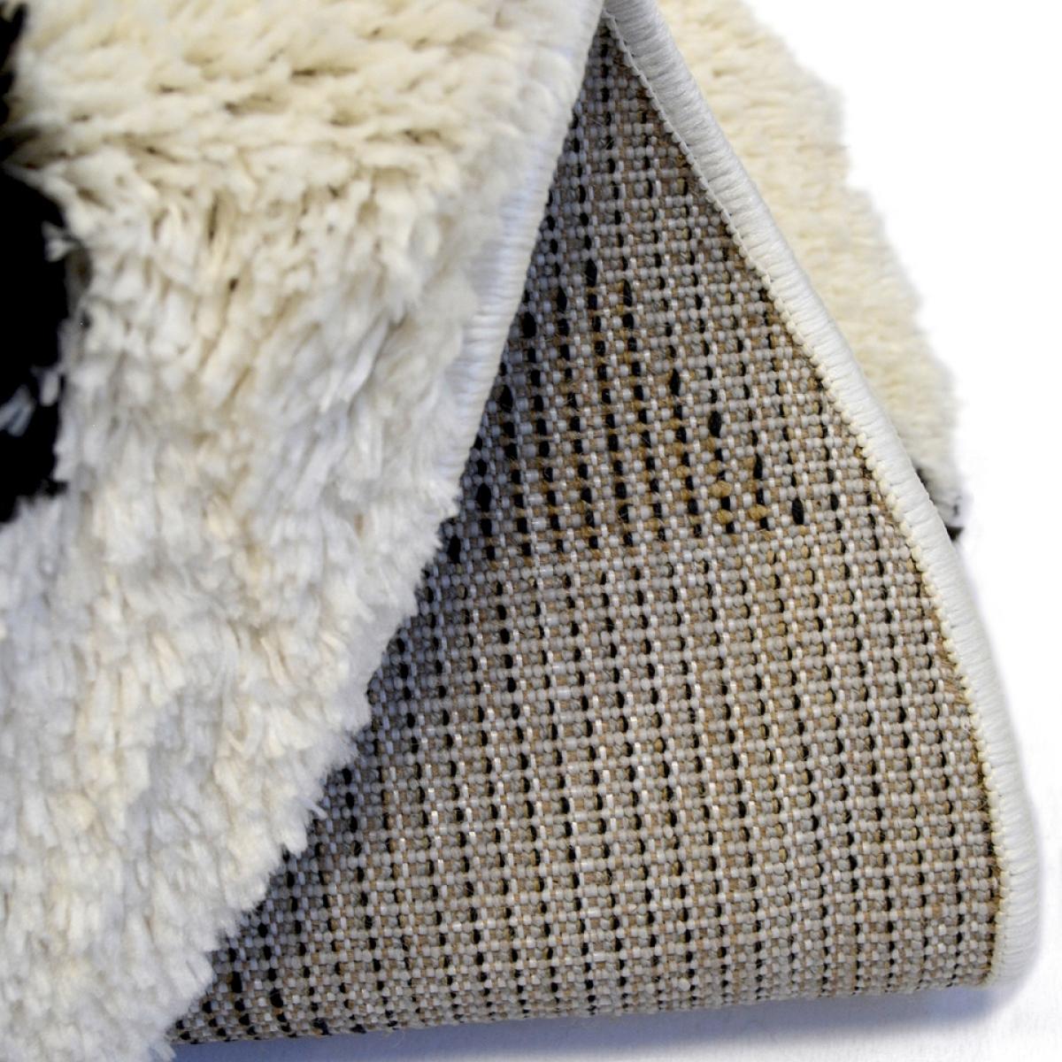 Homemaker Snug Triangles Monochrome Round Rug -100cm – image 4