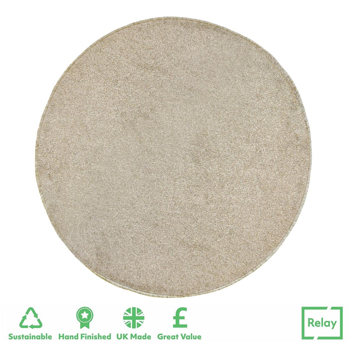 Relay Circular Rug - Natural - 200cm – image 2