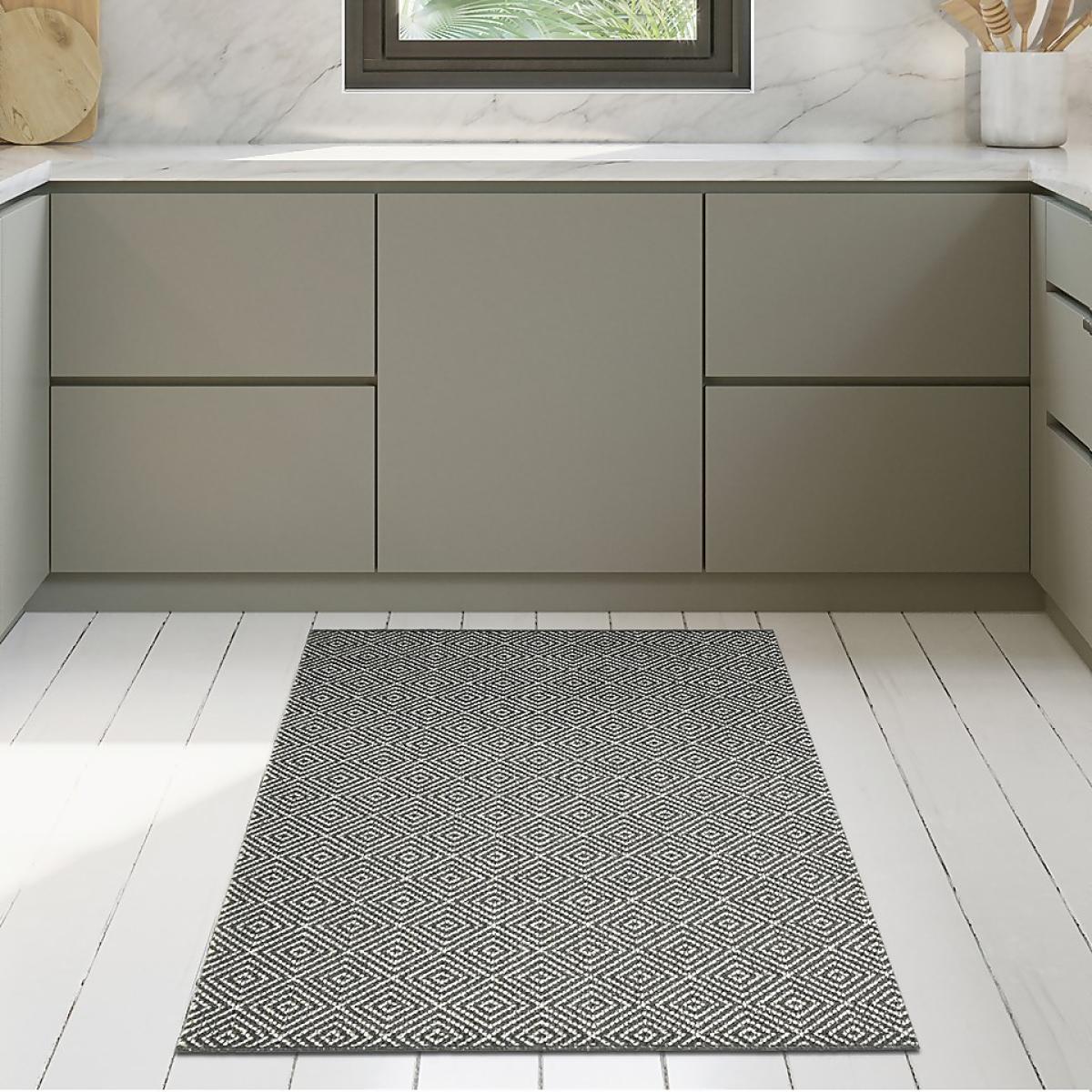 Prague Washable Rug - Lead - 80x140cm – image 2