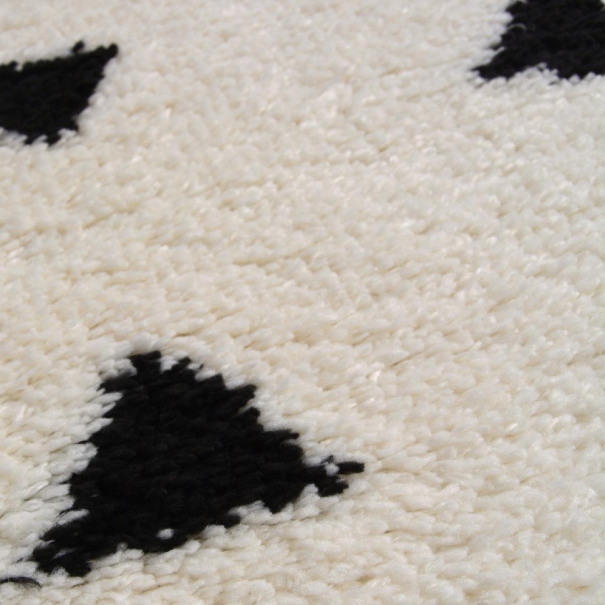 Homemaker Snug Triangles Monochrome Rectangle Rug - 80 x 120cm – image 3