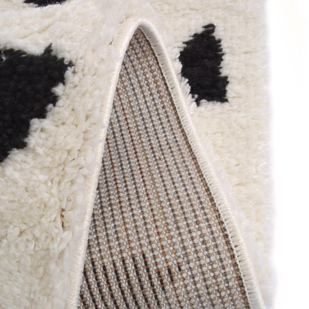Homemaker Snug Triangles Monochrome Rectangle Rug - 80 x 120cm – image 4