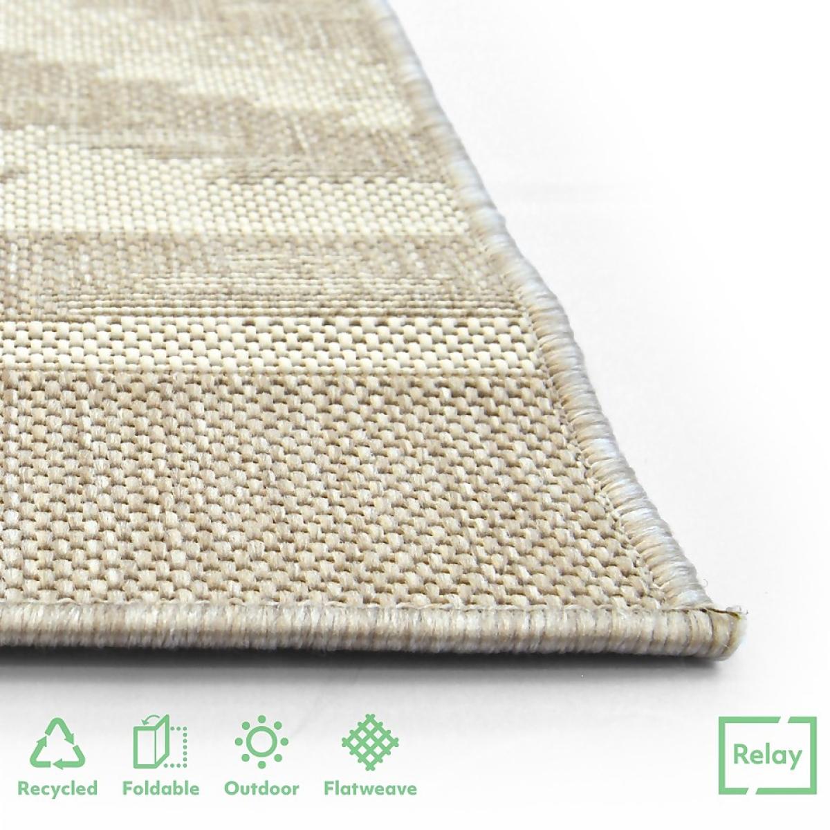 Recycled Diamond Rug - Natural - 60x230cm – image 4