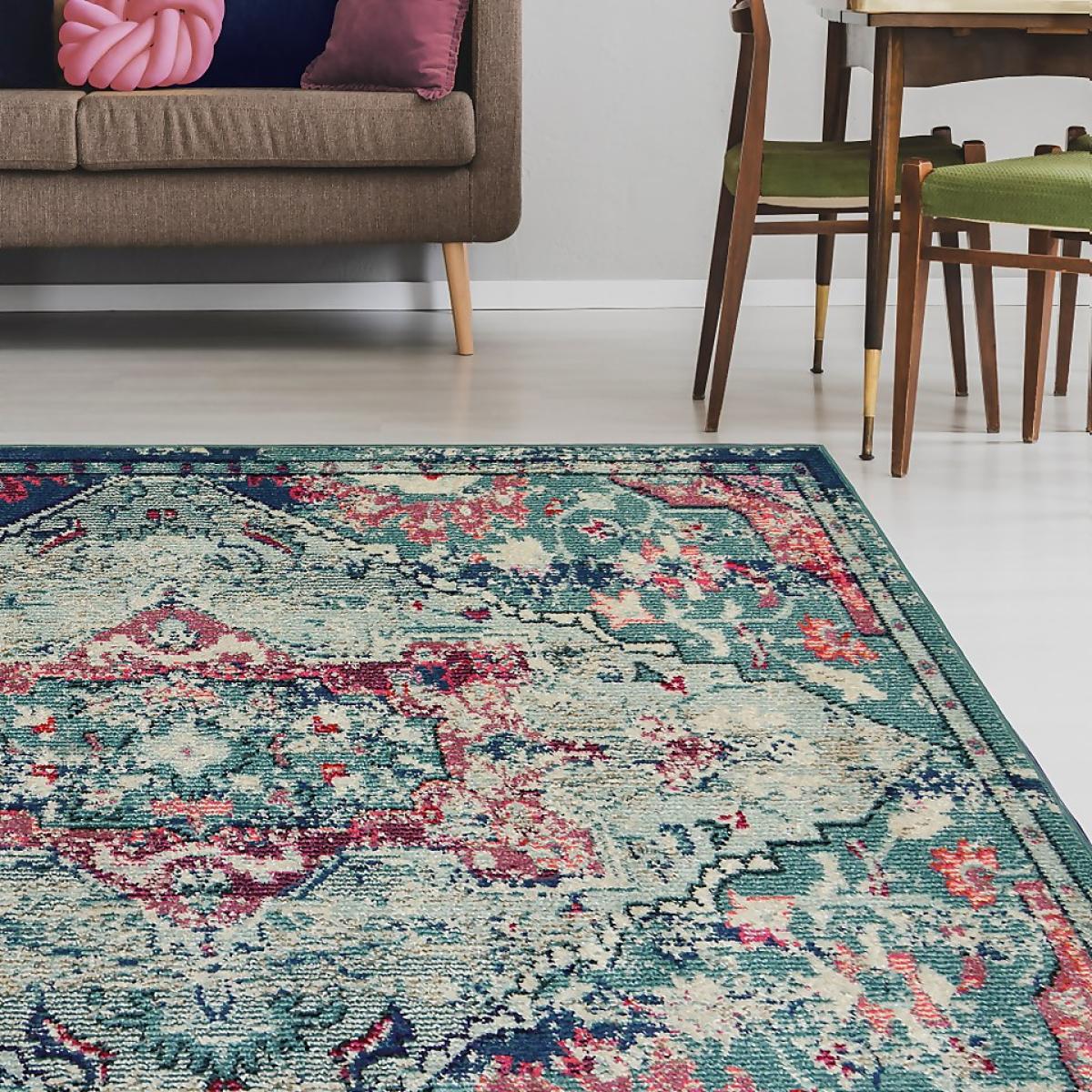 Villa Distressed Rug - Multicoloured - 160x230cm – image 4