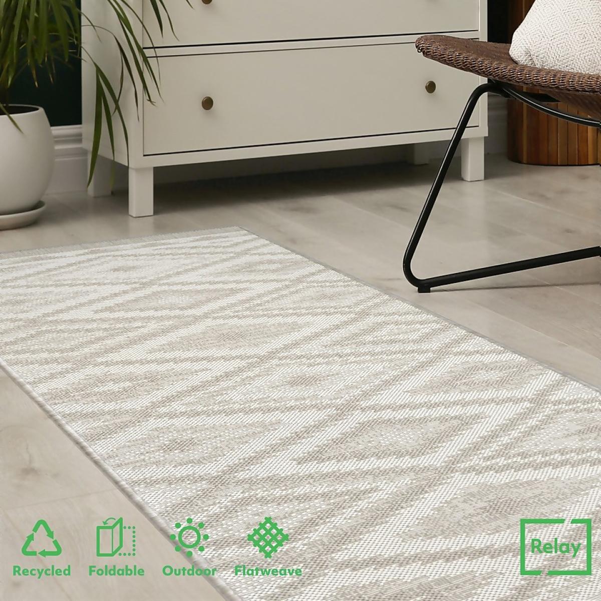Recycled Diamond Rug - Grey - 60x230cm – image 3