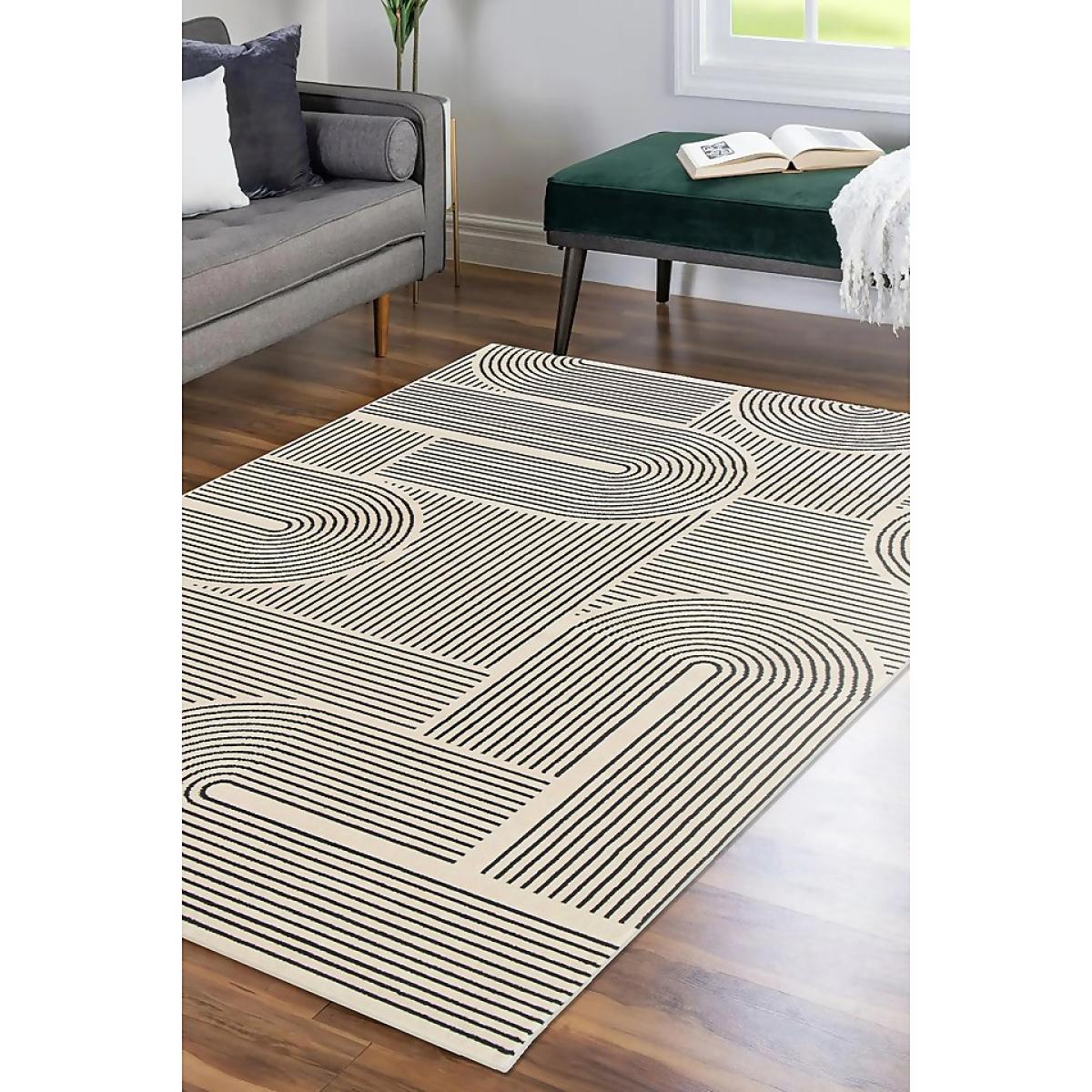Arcs Rug - Monochrome - 120x170cm – image 2
