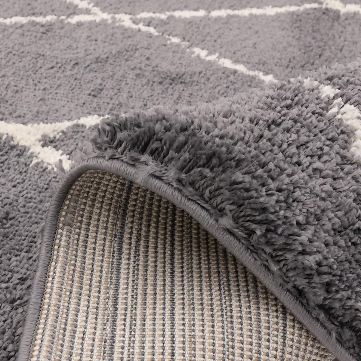 Moroccan Diamond Rug - Charcoal - 120x170cm – image 3