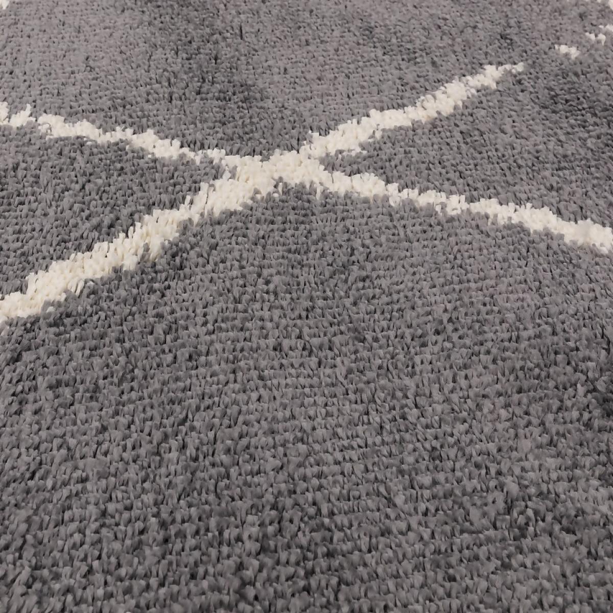Moroccan Diamond Rug - Charcoal - 120x170cm – image 4