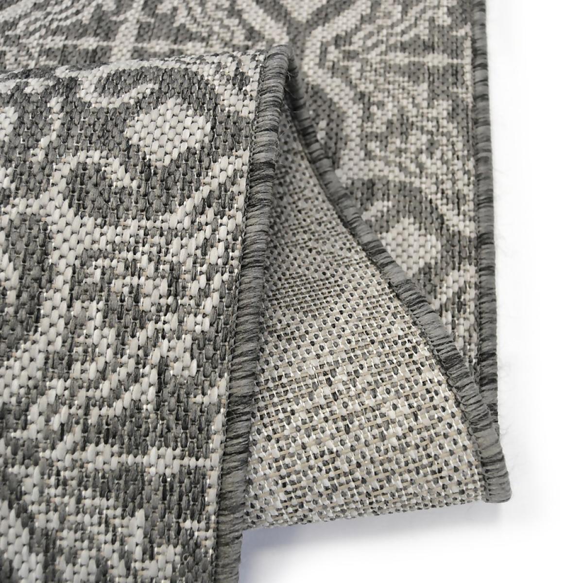 County Victorian Indoor/Outdoor Rug - Grey - 120x170cm – image 6