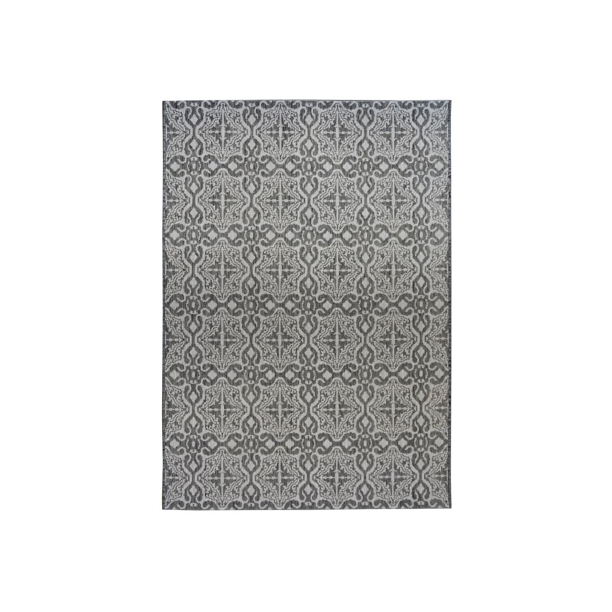 County Victorian Indoor/Outdoor Rug - Grey - 120x170cm – image 1