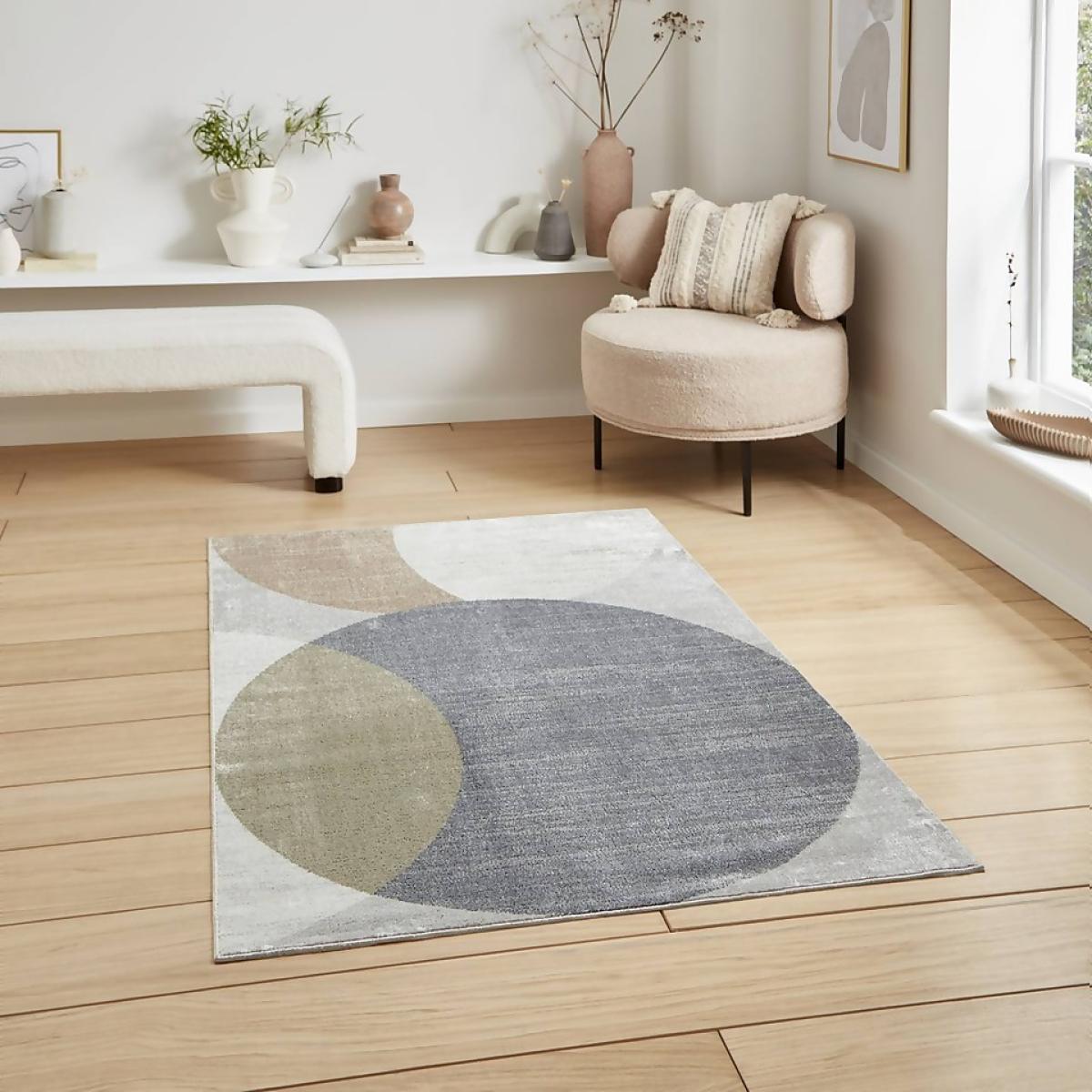 Valencia Circle Rug - Multicoloured - 120x170cm – image 2