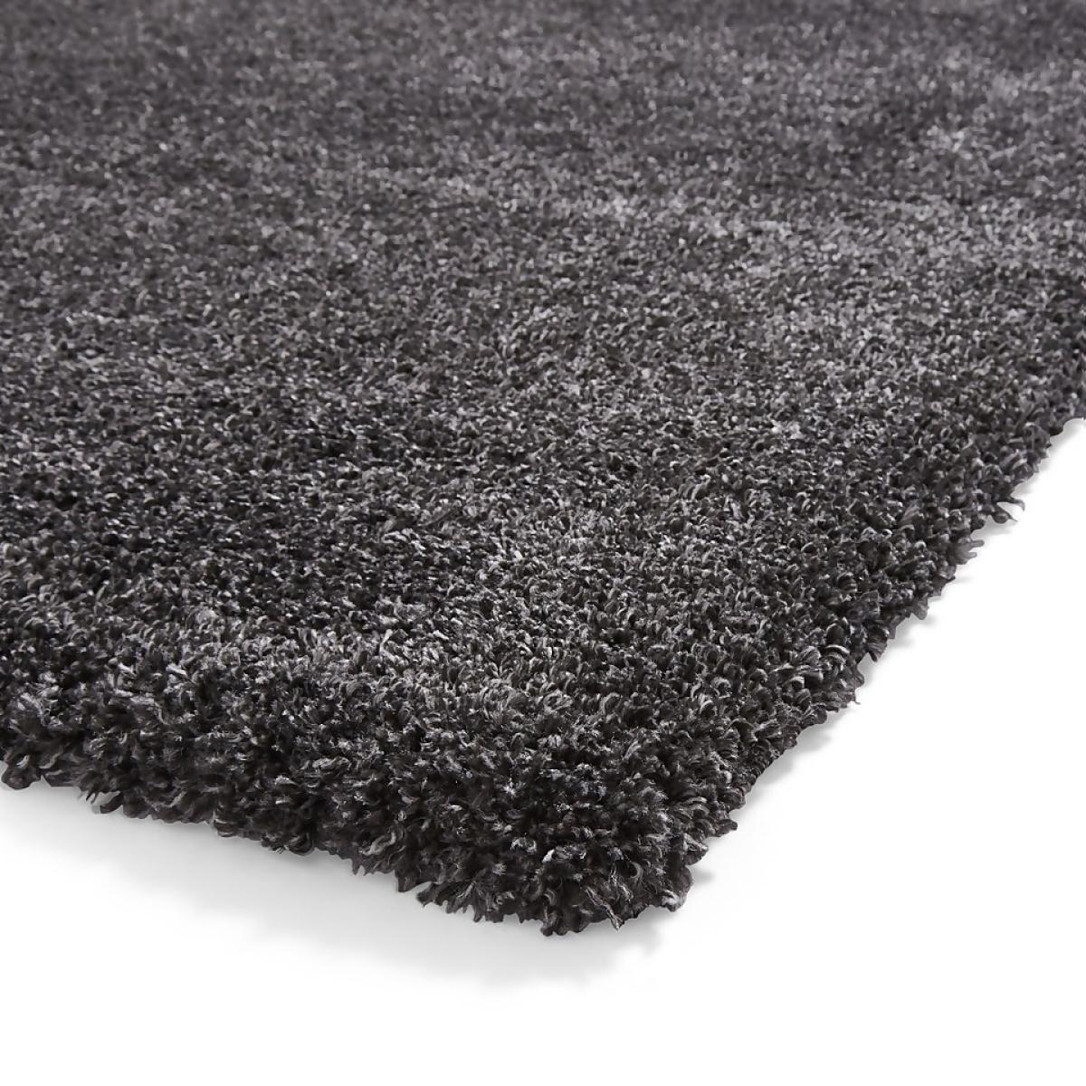 Ozzy Plain Shaggy Rug - Charcoal - 80x150cm – image 7