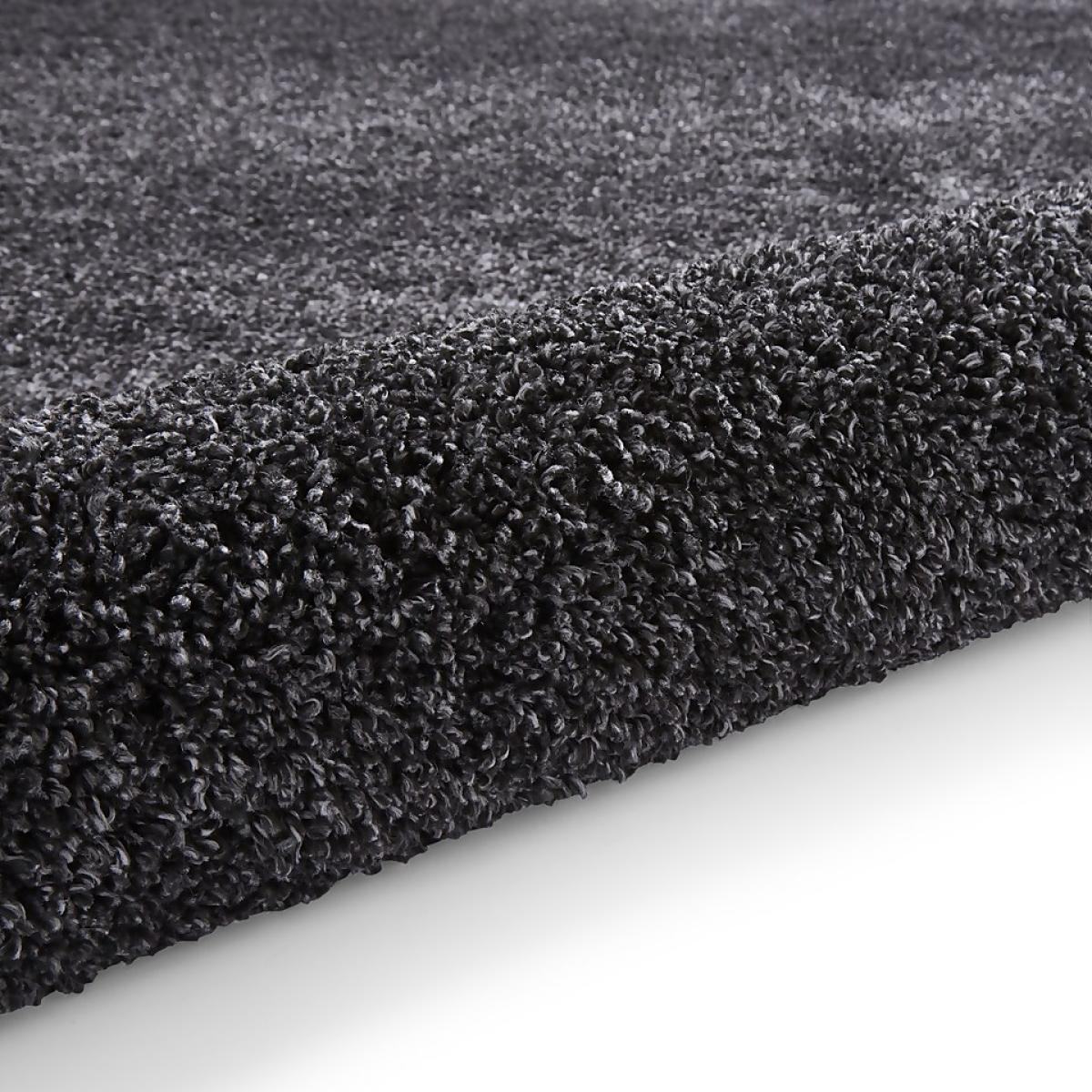 Ozzy Plain Shaggy Rug - Charcoal - 80x150cm – image 9
