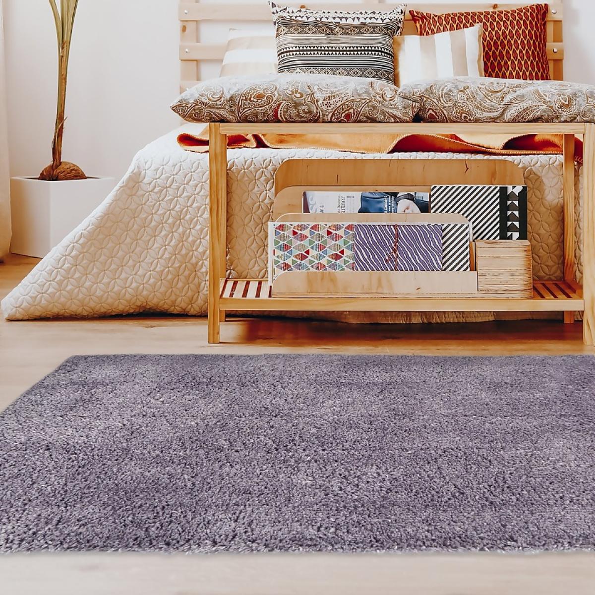 Snug Plain Rug - Lilac - 160x230cm – image 4