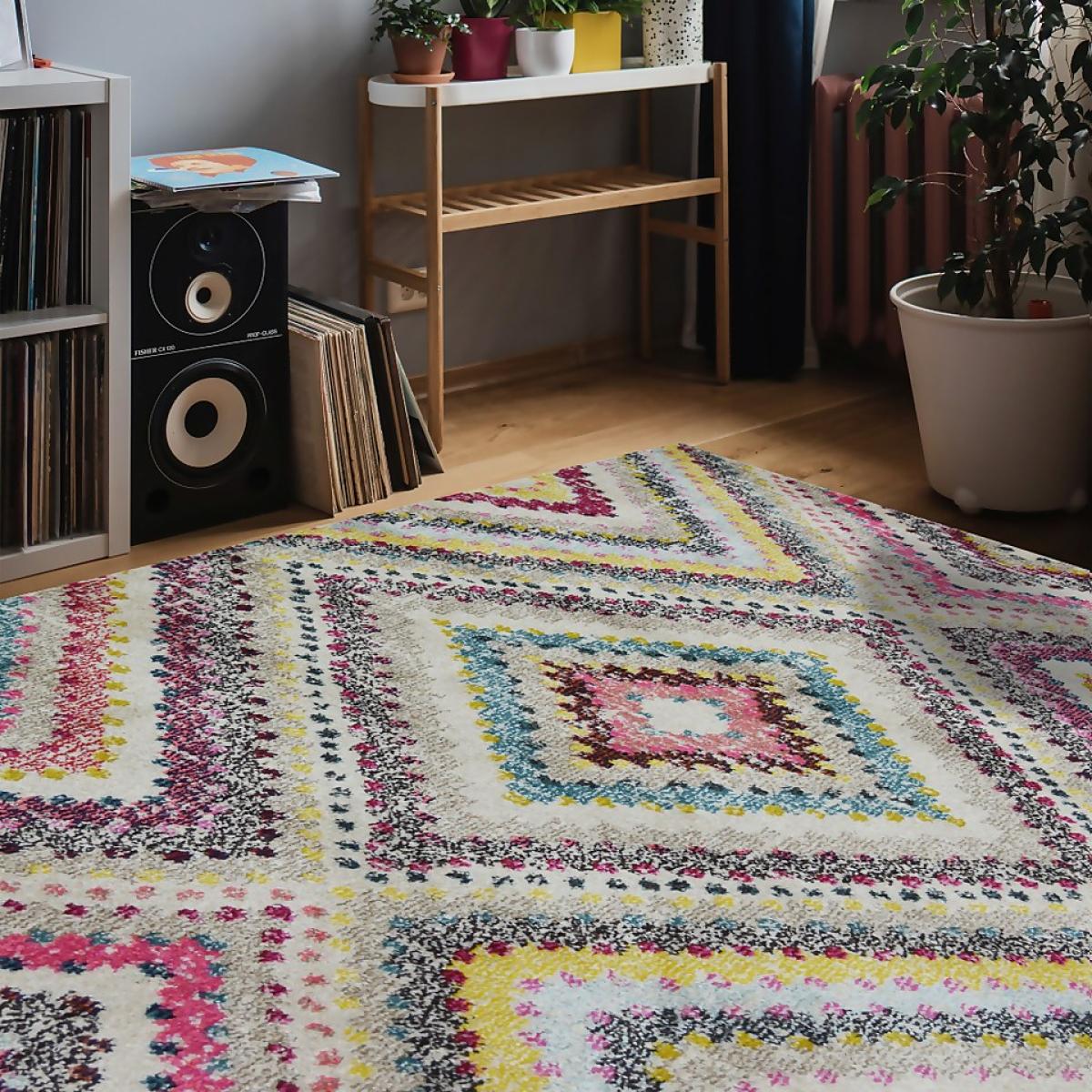 Villa Tribal Rug - Multicoloured - 160x230cm – image 5