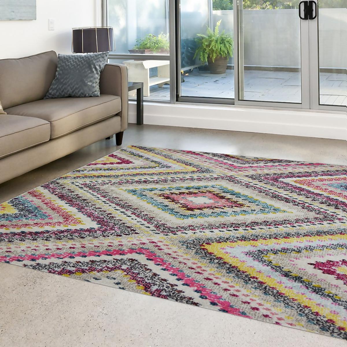 Villa Tribal Rug - Multicoloured - 160x230cm – image 6