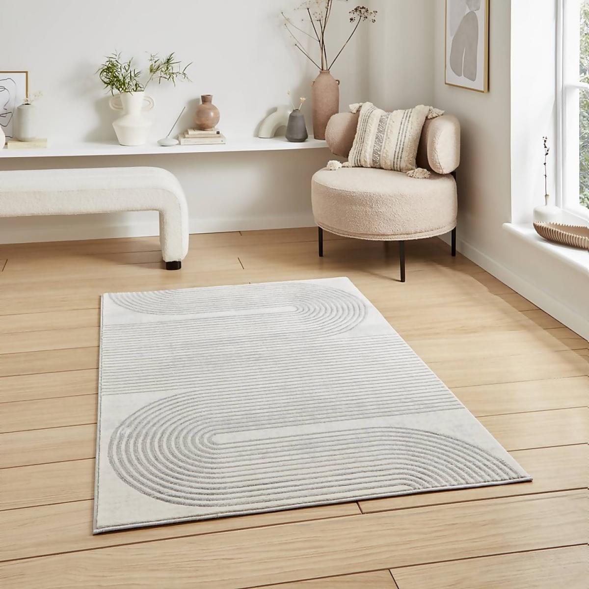 Milan Rug - Silver - 120x170cm – image 3