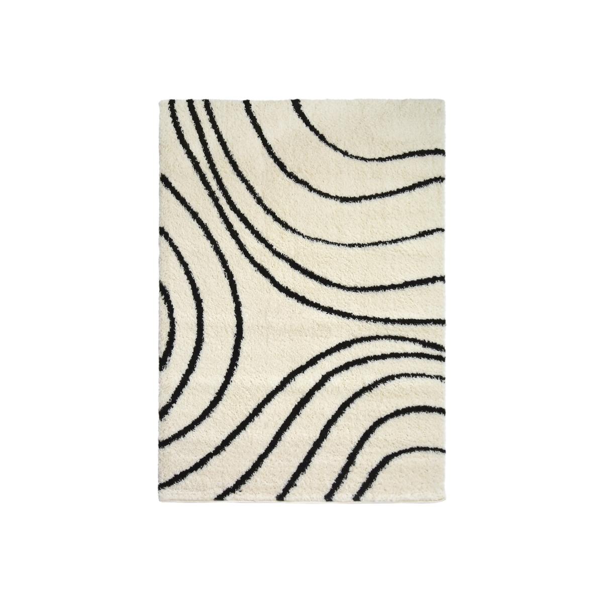 Snug Isobar Rug - Ivory & Black - 160x230cm – image 1